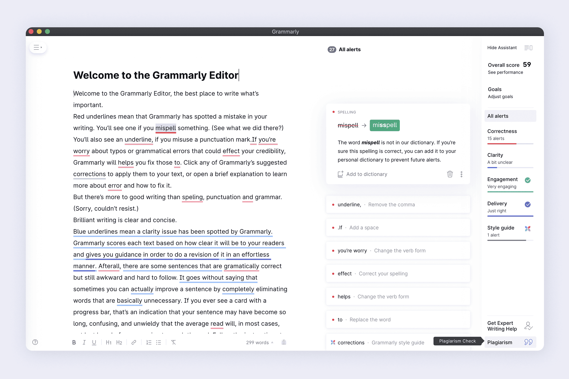 Grammarly - to help you write mistake-free