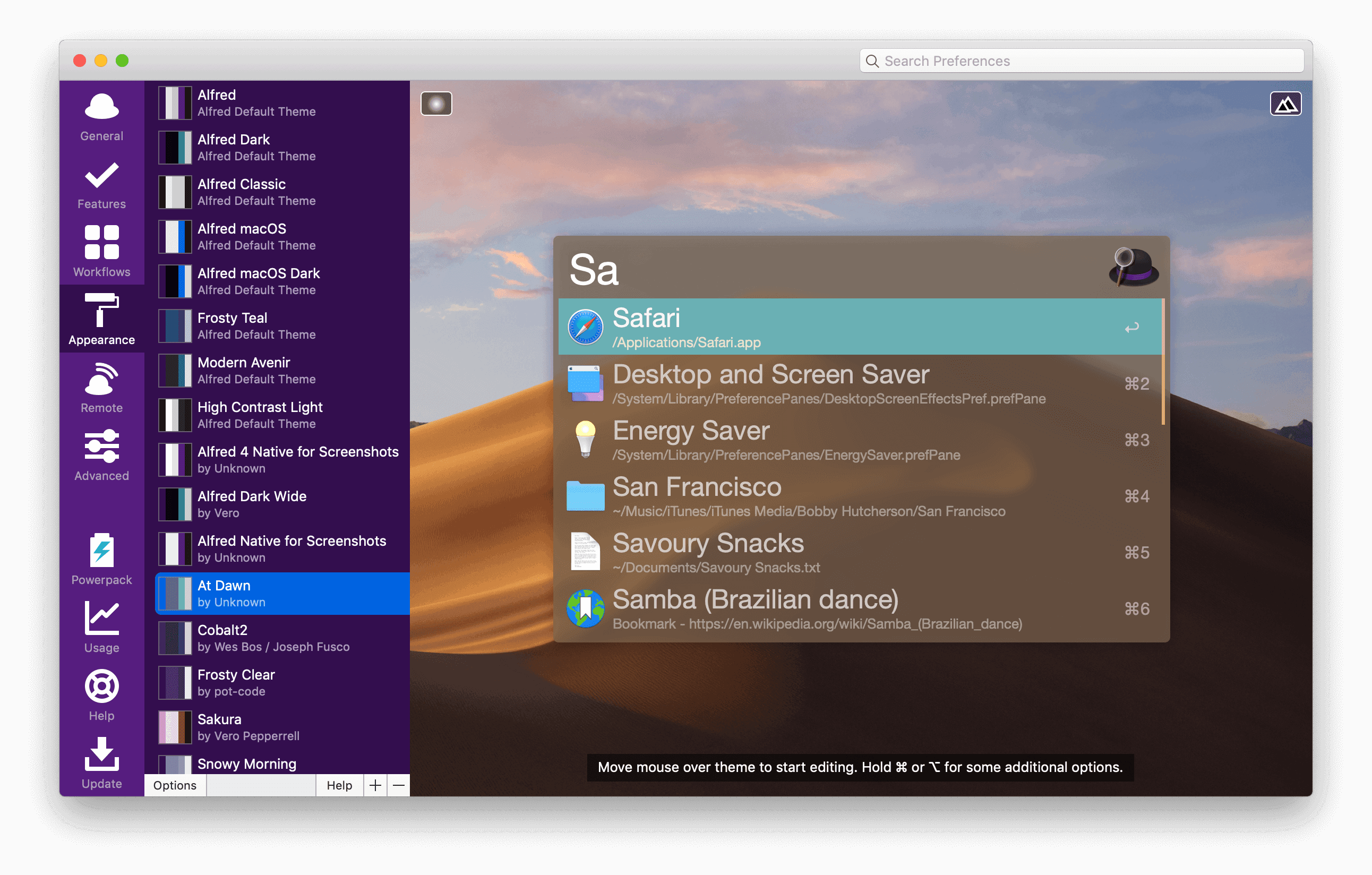 Alfred - to search for files and automate administrative tasks
