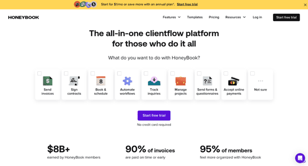 HoneyBook Review 2024: Best Clientflow Management App?