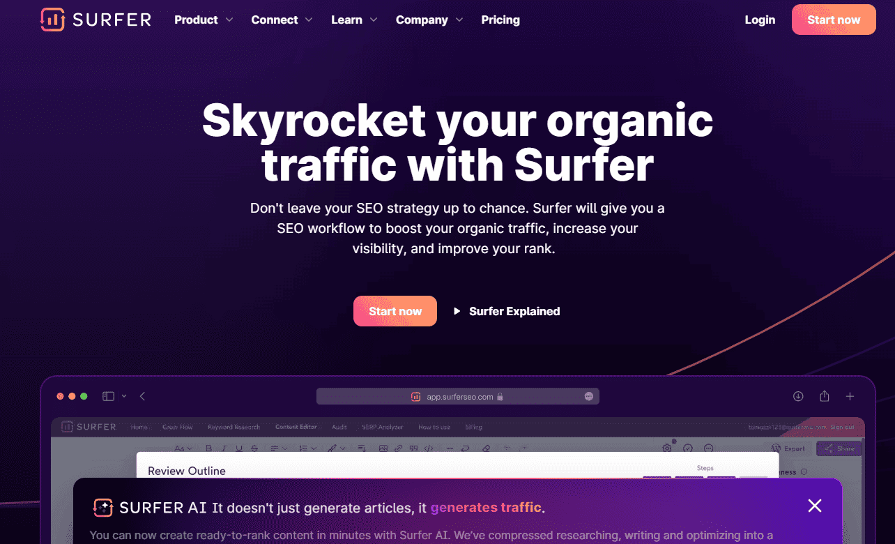 Surfer SEO is worth every penny.