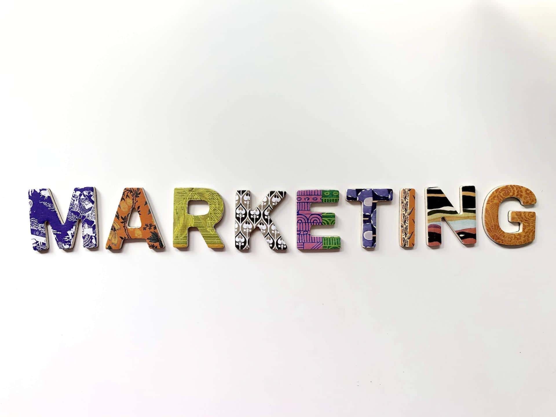 marketing in fun letters