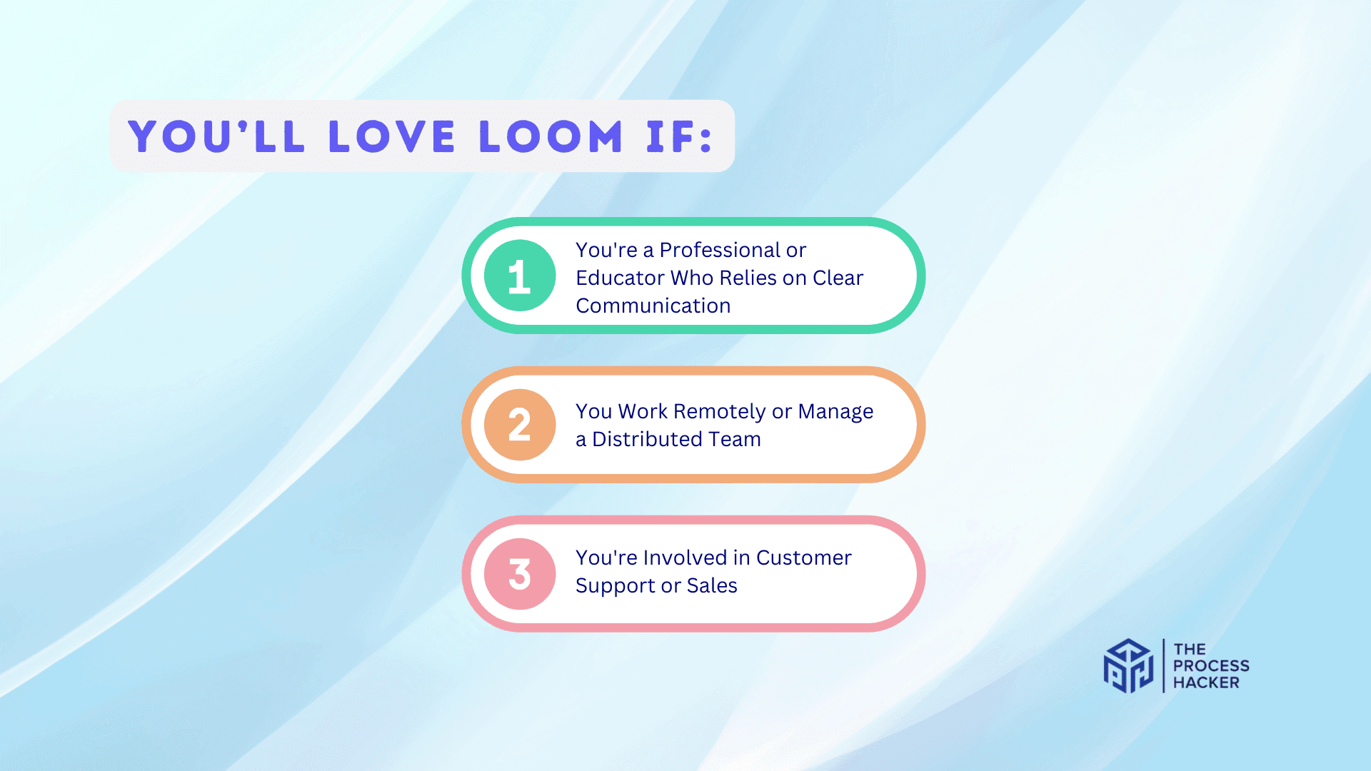 You’ll love Loom if