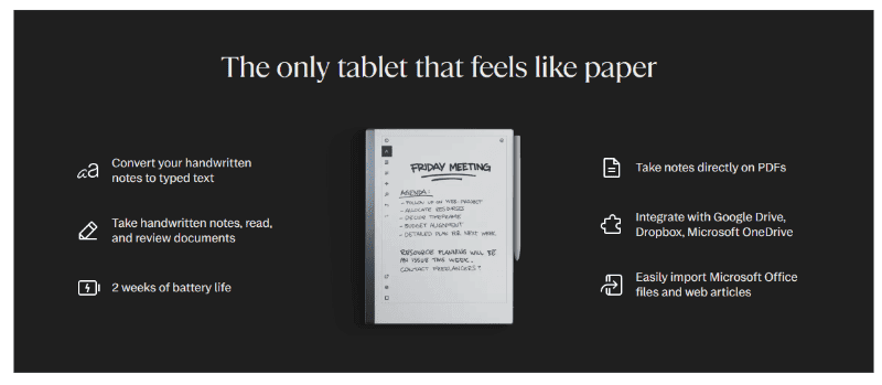 ReMarkable 2: The only tablet that feels like paper