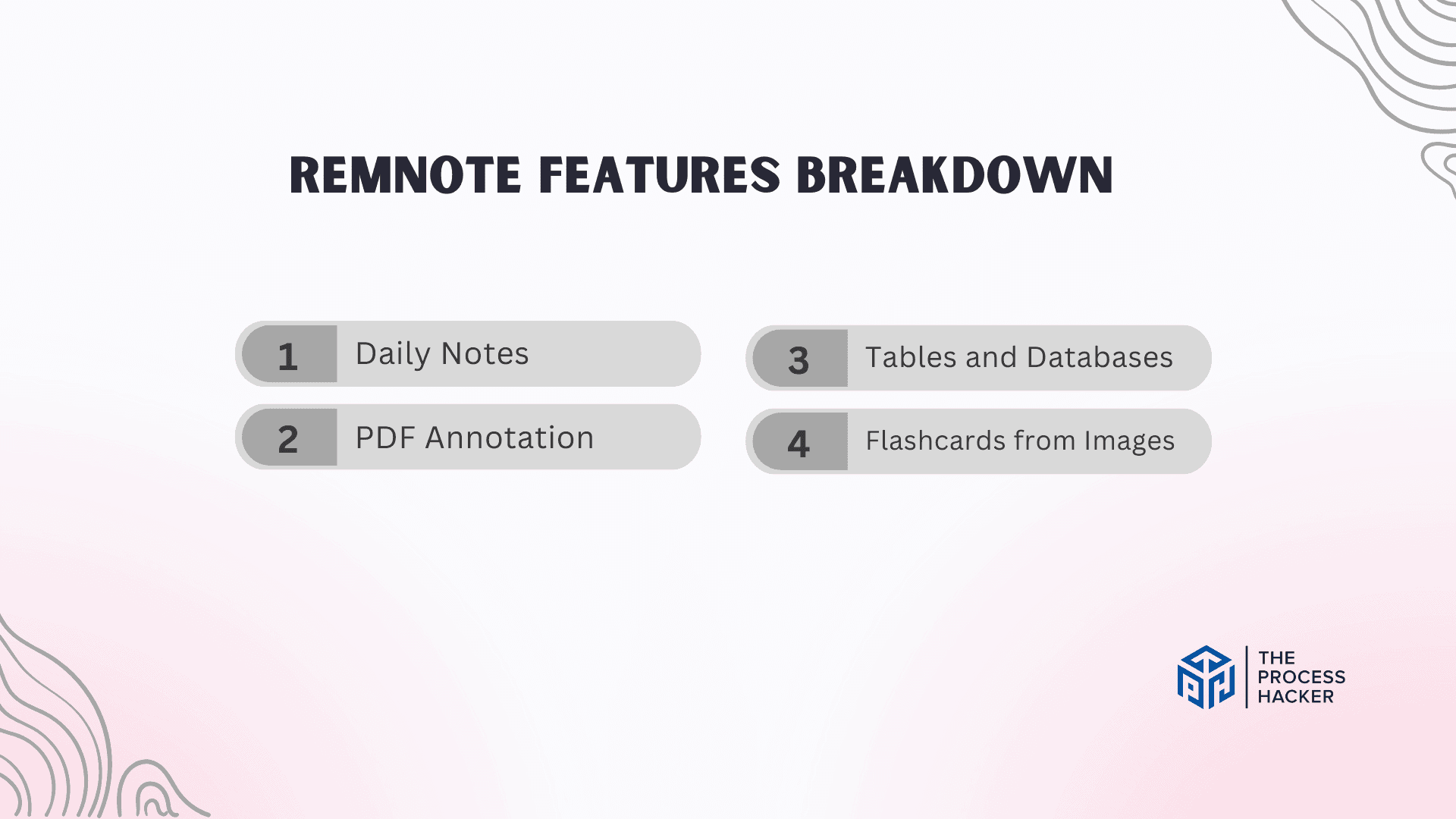 RemNote Key Features Breakdown