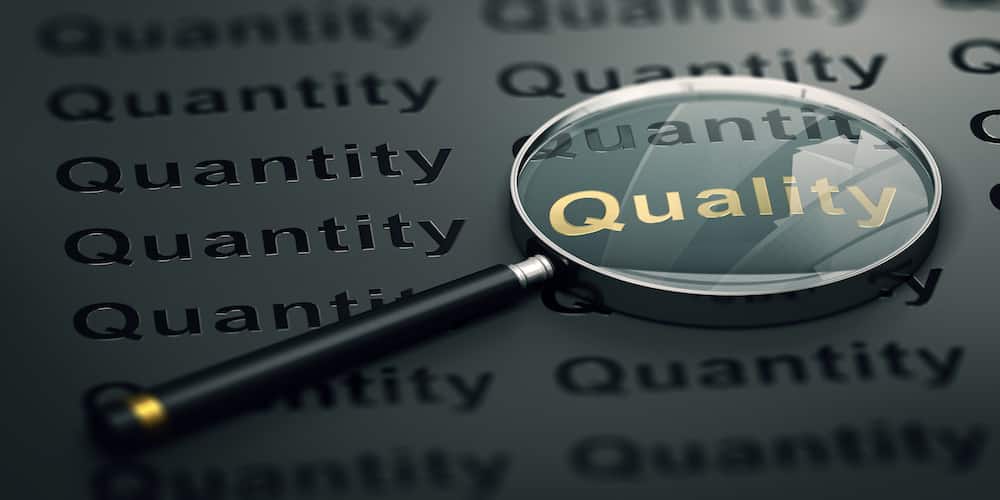 quality is more important than quantity in productivity