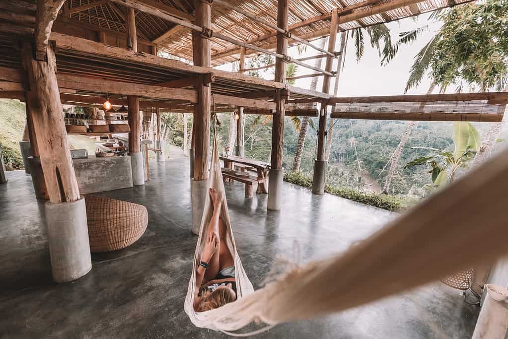 embrace boredom in a hammock