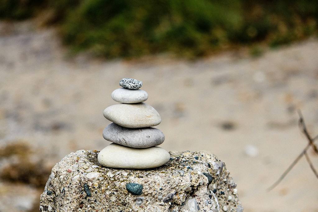 rocks piled high