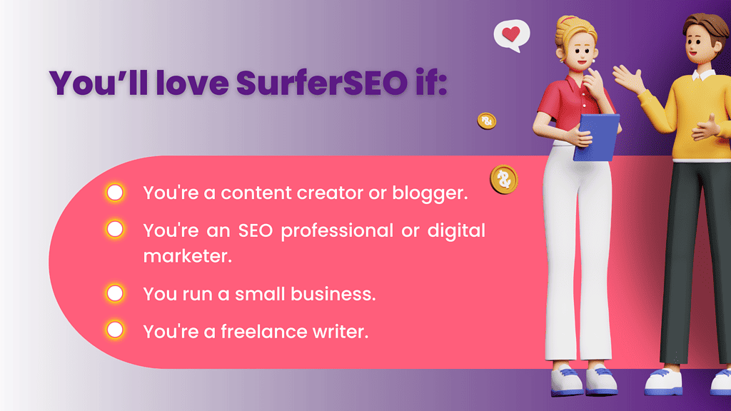 4 People who are sure to love Surfer SEO