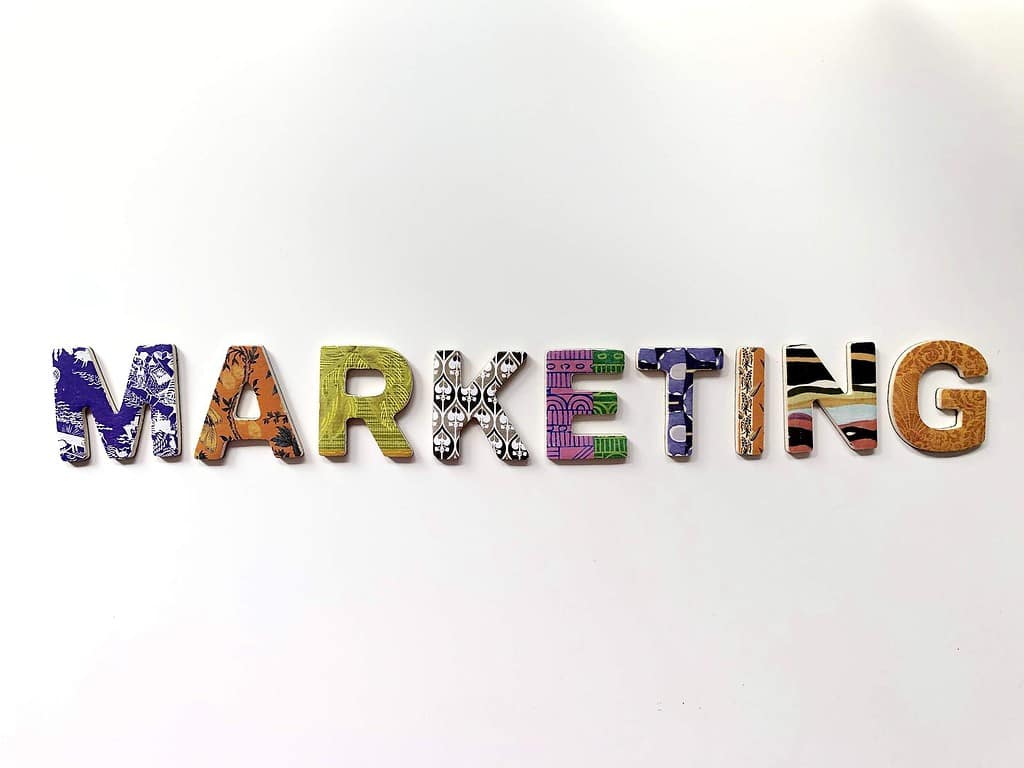 marketing in fun letters