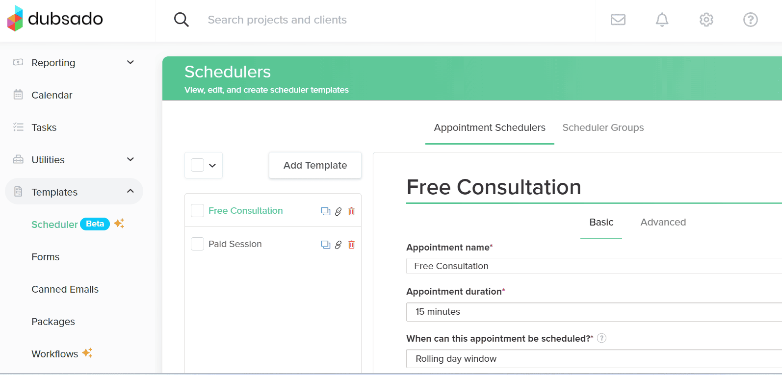 Dubsado features free consultation! 