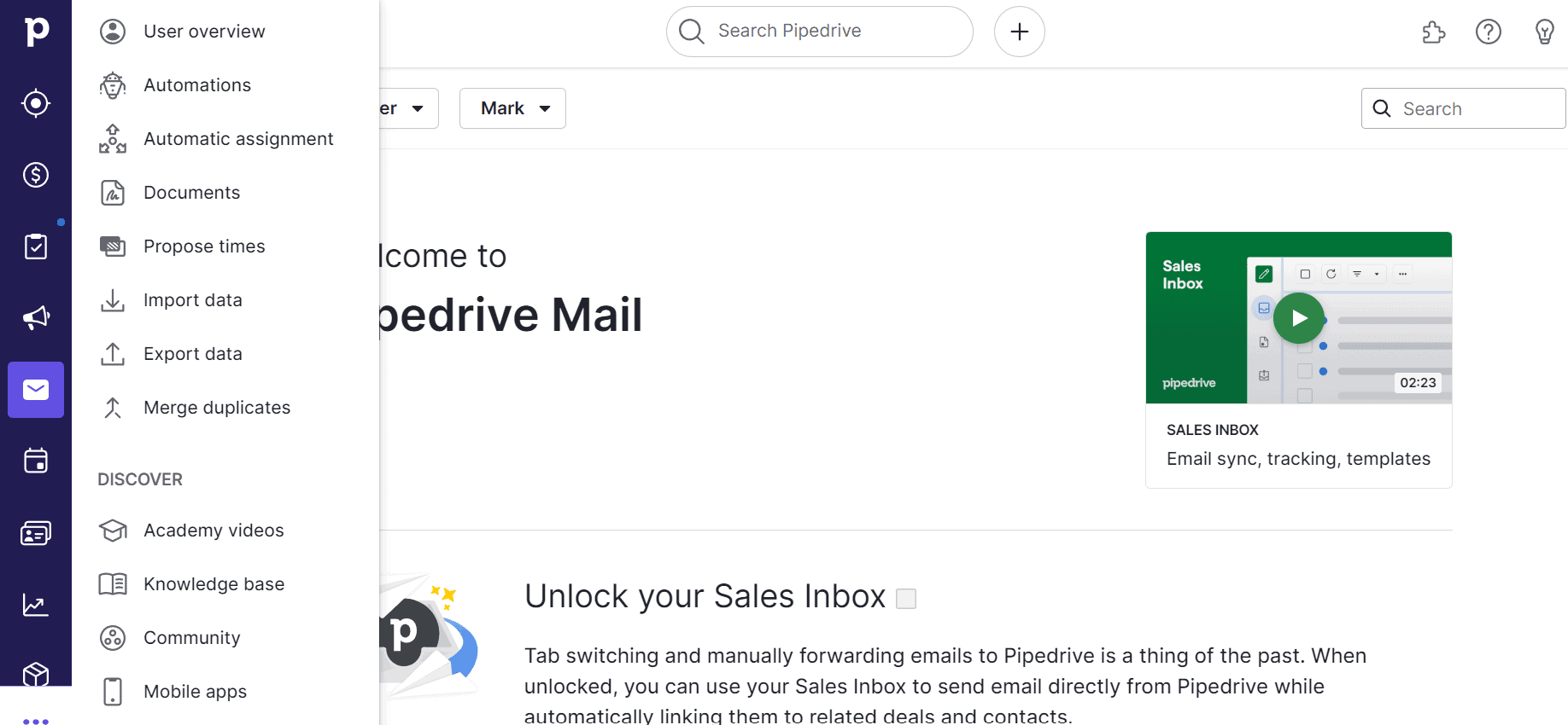 Pipedrive has a user-friendly interface