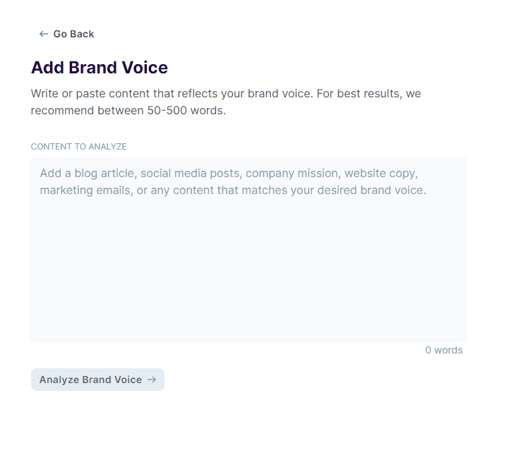 Add your brand voice with copy.ai.