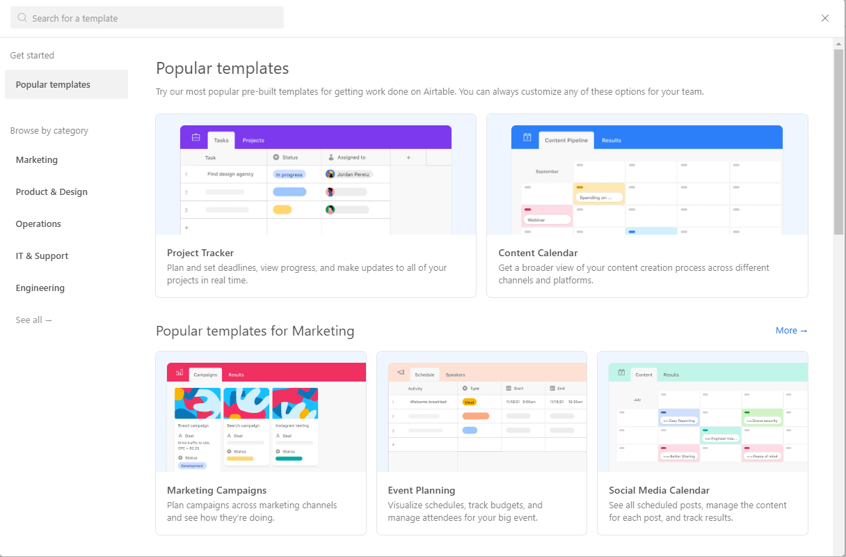 Airtable can create Social Media Calendar