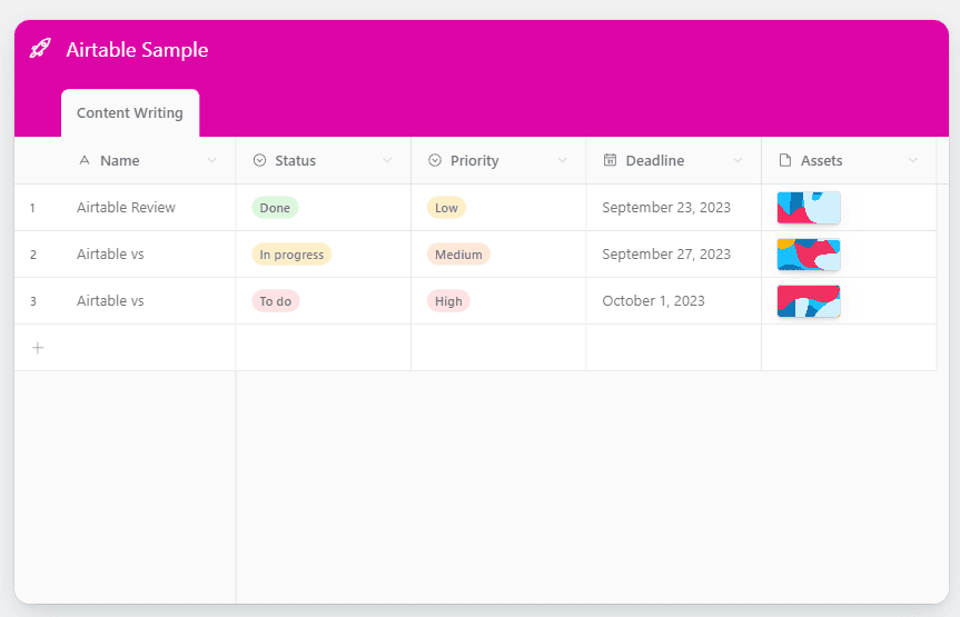 Airtable Advantages