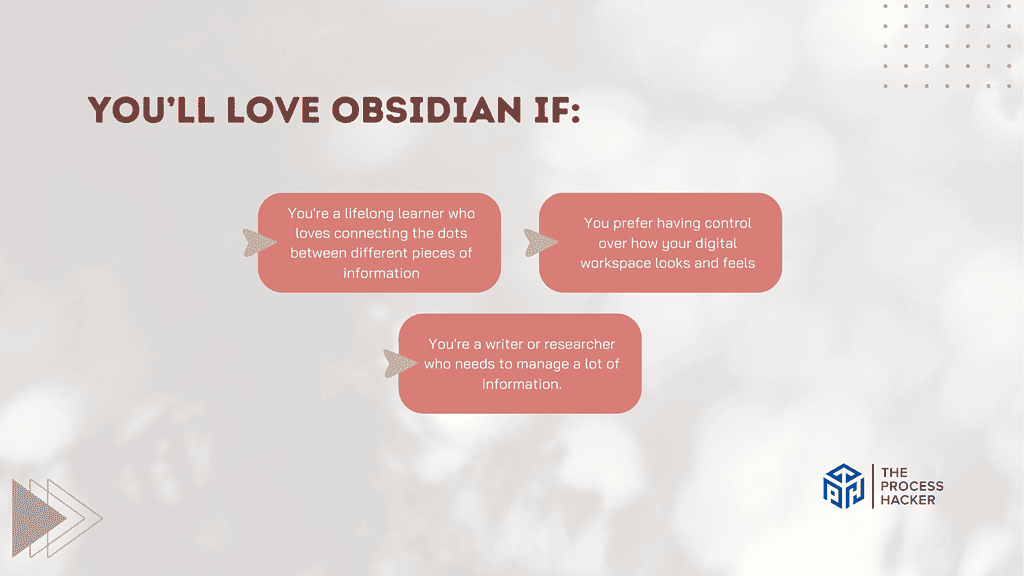 You’ll love Obsidian if