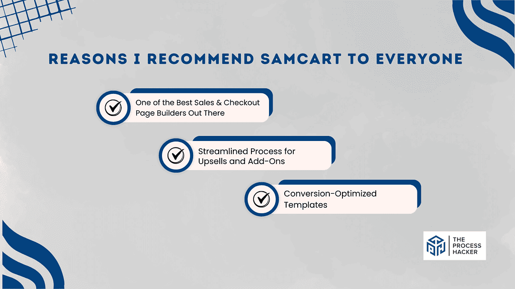 Reasons I Recommend SamCart to Everyone