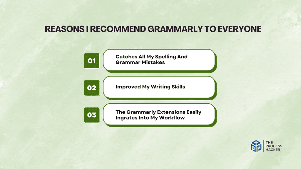 Reasons I Recommend Grammarly to Everyone