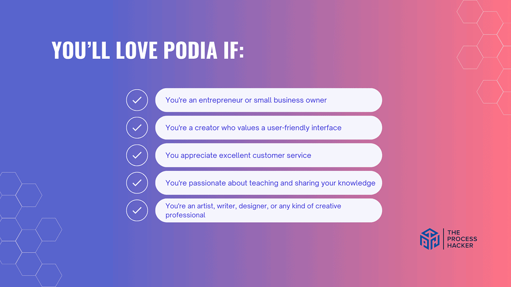 You’ll love Podia if