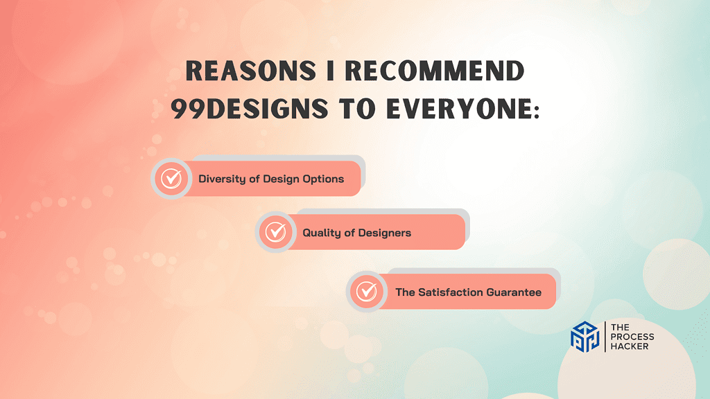 Reasons I Recommend 99designs to Everyone