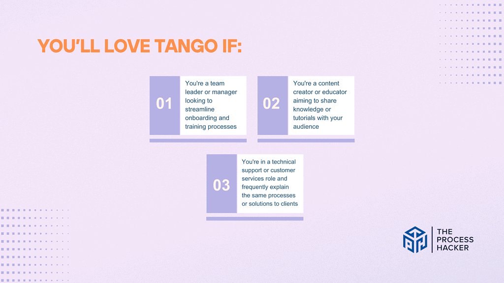 You’ll love Tango if: