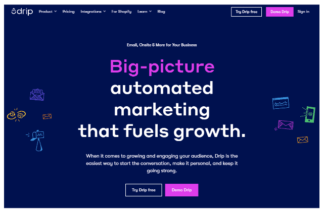 Drip: Big-picture automated marketing that fuels growth