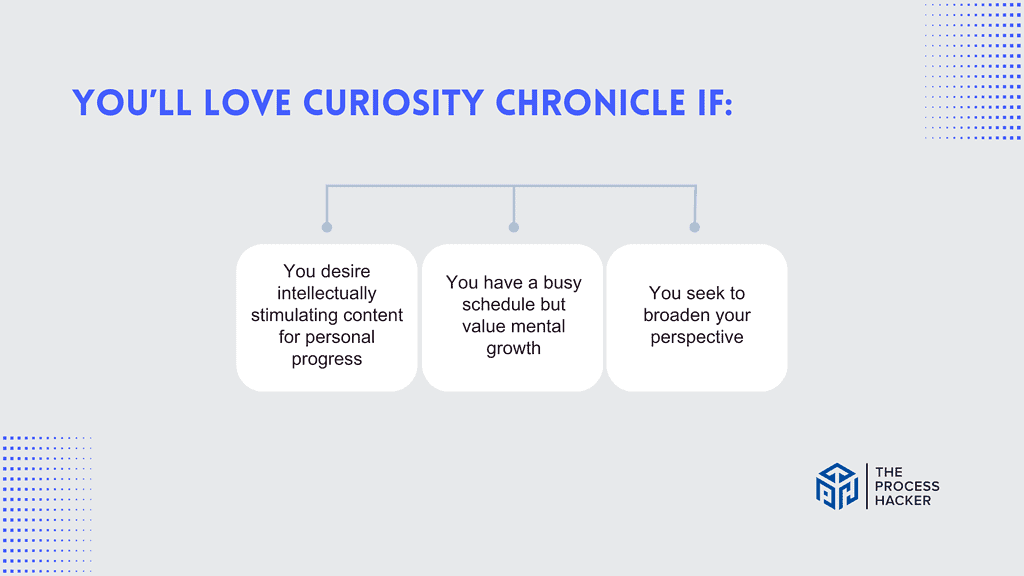 You’ll love Curiosity Chronicle if