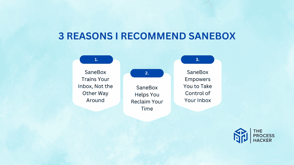 Reasons I Recommend SaneBox to Everyone