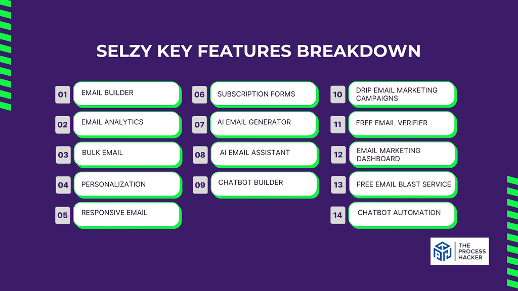 Selzy: Key Features Breakdown