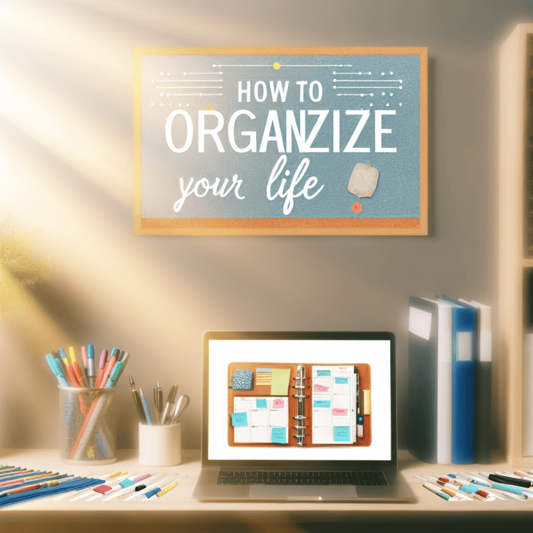 How to Organize Your Life: The Ultimate Guide for High Performers in 2024